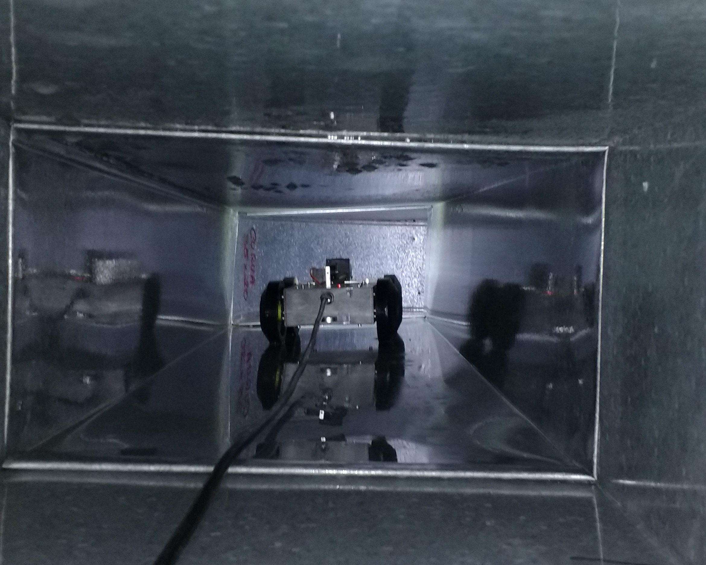 Duto após a Limpeza