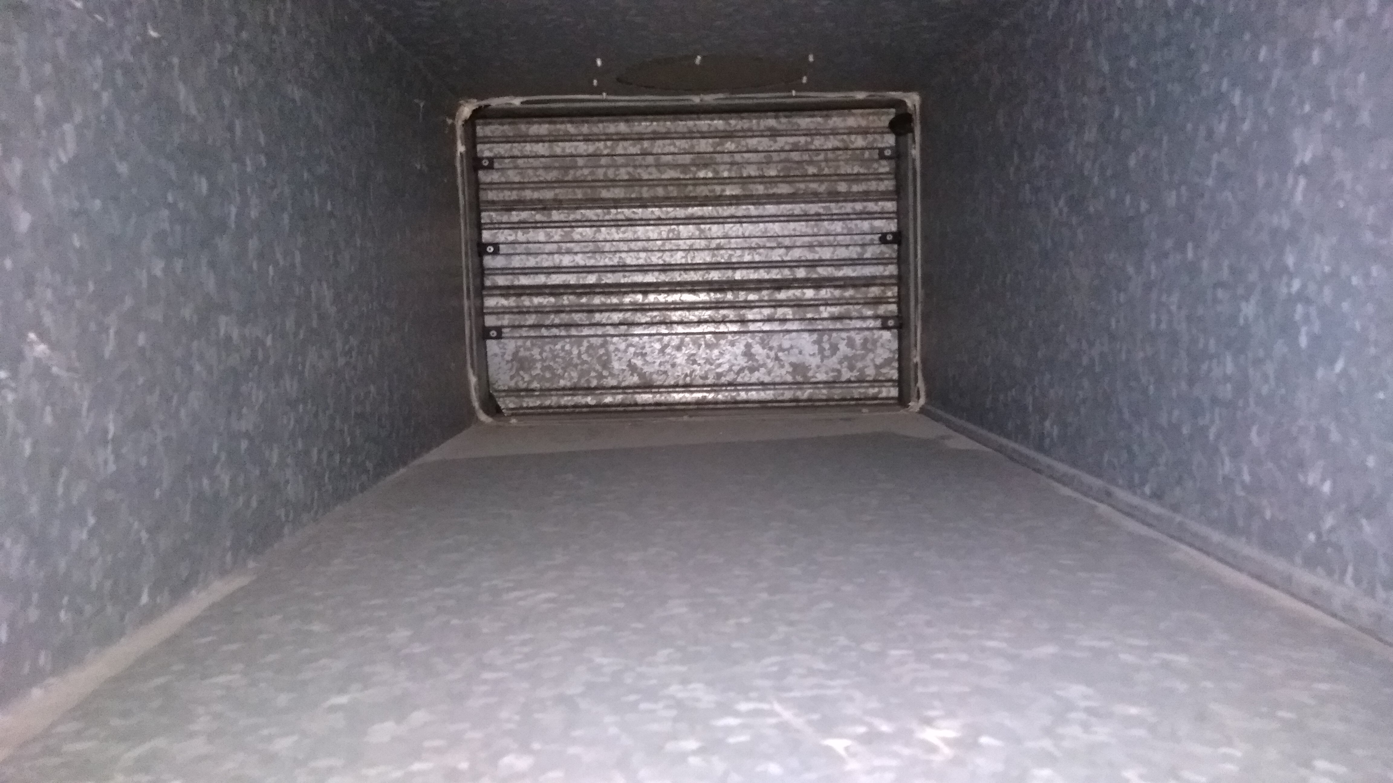 Duto antes da Limpeza